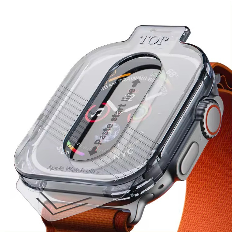 Screen Protector Tempered Glass + Installer For Apple Watch ULTRA 49MM-image