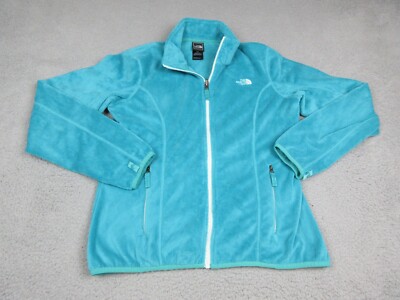 North Face Sweater Womens Adult Small Blue Teal Outdoors Fleece Sweatshirt
