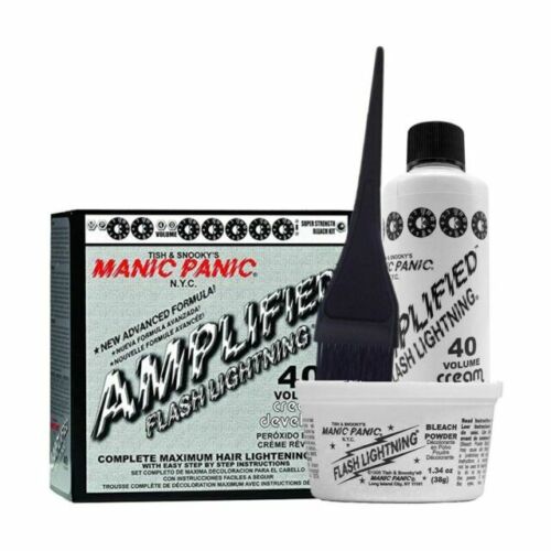 Kit de blanqueador de cabello Manic Panic Flash Lightning 40 volúmenes para desarrollador de crema - Imagen 1 de 1