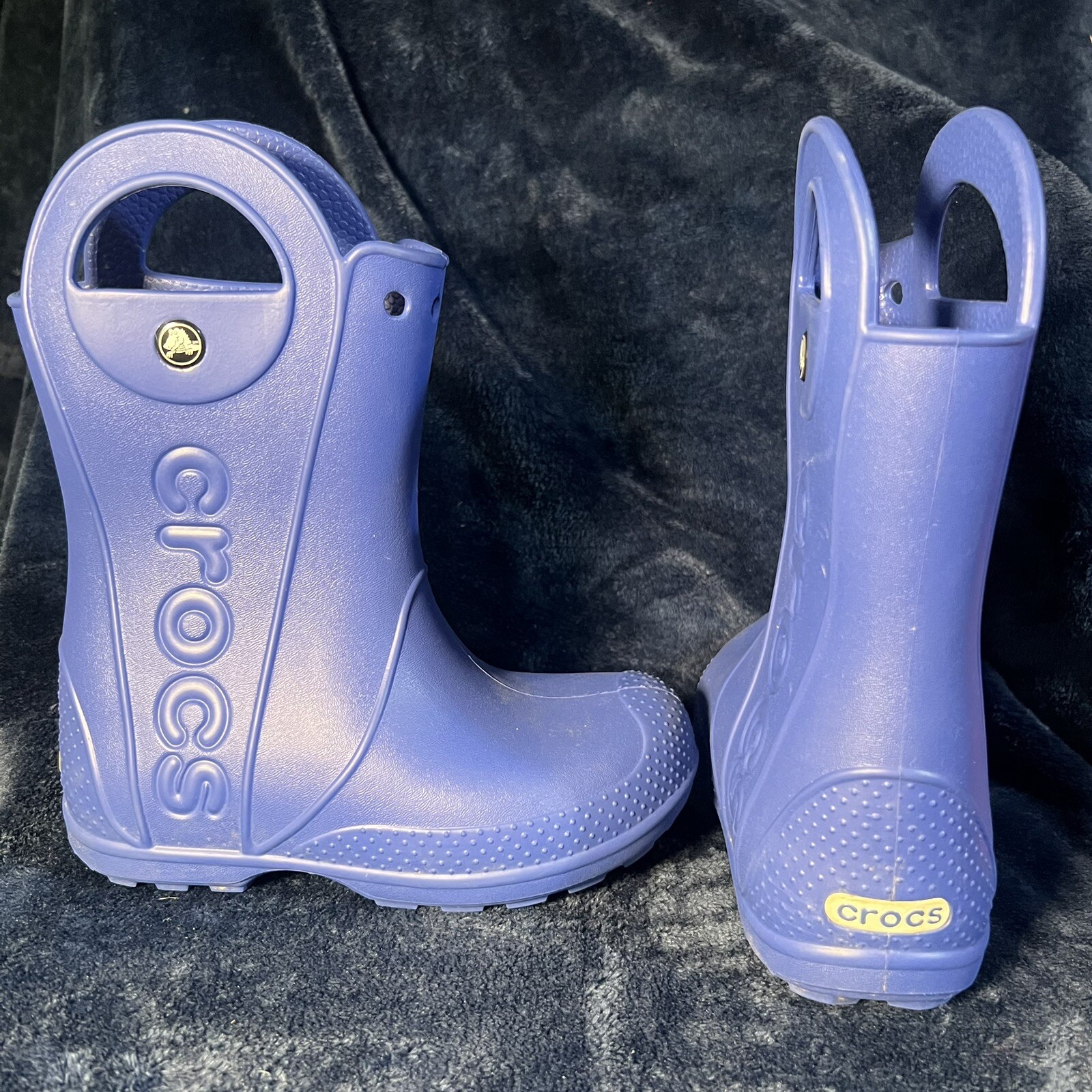 Crocs Kids Handle It Rain Boots in Blue for All-Weather Comfort-image
