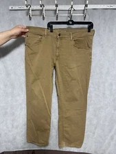 Mott & Bow Jeans Men 40x32 Brown Relaxed Loose Skate Straight Mercer Twill Denim