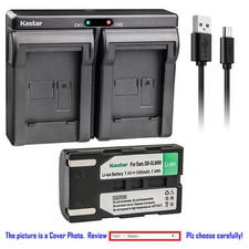 Kastar Battery Dual USB Charger for Samsung SB-LSM80 Samsung VP-D455 Camcorder