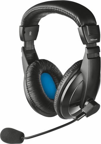 Trust Cuffie per PC con Microfono ad Archetto Jack 3.5 mm col Nero 21661  Quasar | eBay
