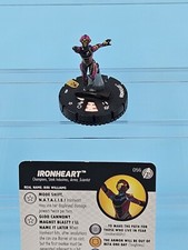 Heroclix Captain America and Avengers set Ironheart 056 Super Rare fig w/card 
