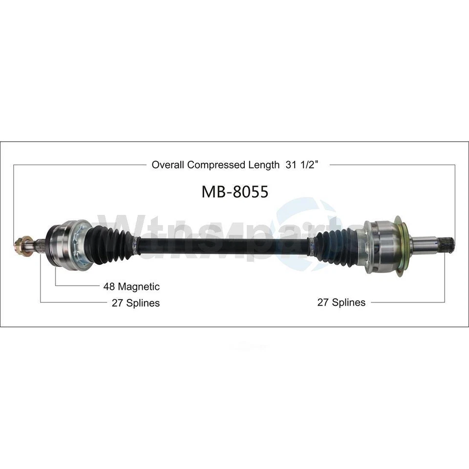 2X Conjunto de juntas CV traseras para Mercedes-Benz Cls400 2015 3,0 L Foto 3 de 3