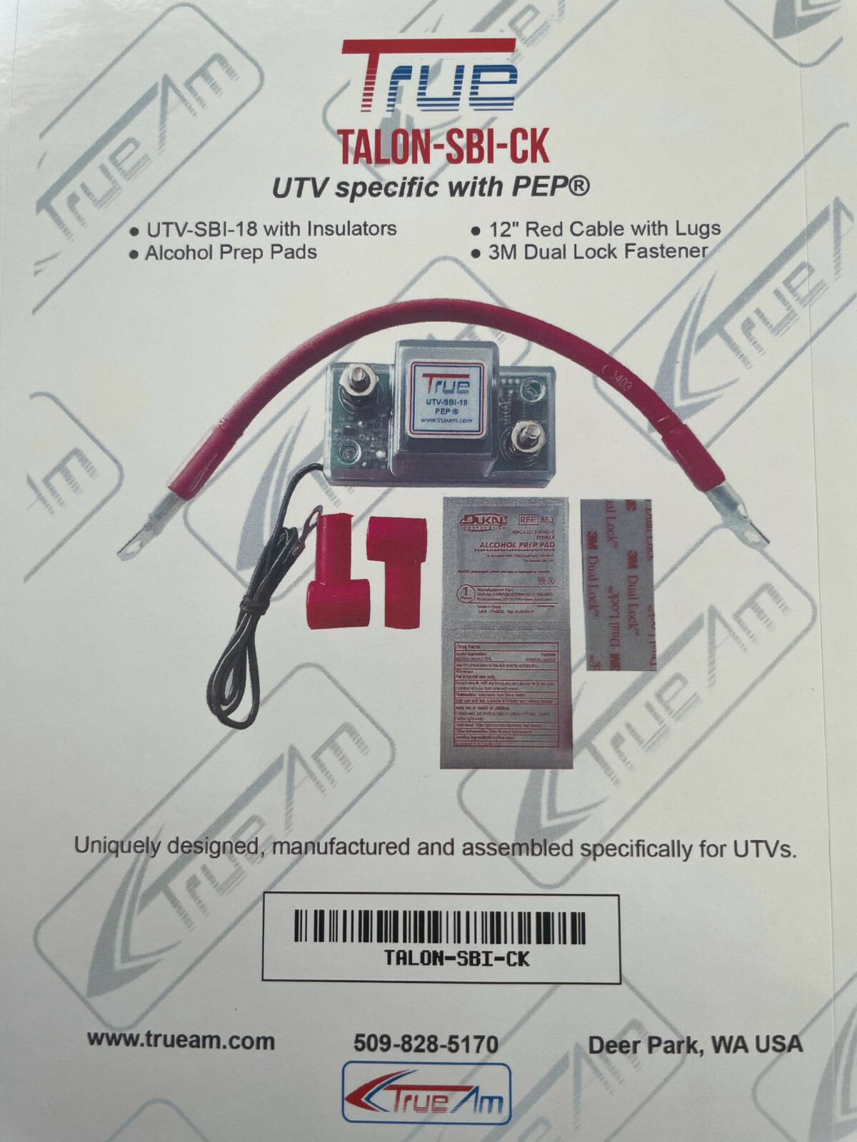 True® Honda Talon Dual Battery Kit TALON-SBI-CK