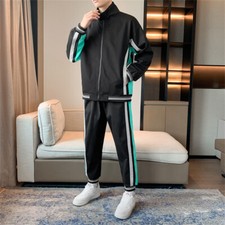 Men's Tracksuits 2 Piece Set Active Jogging Sweatsuits Pullover Casual Outfits