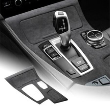For Bmw 5 Series 2009-2016 Center Console Gear Shift Panel Cover Trim Suede