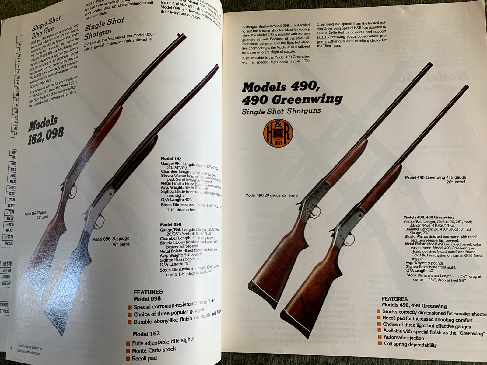 Vintage 1979 H&amp;R Harrington &amp; Richardson Firearms Guns Catalog  &amp; Price List | eBay