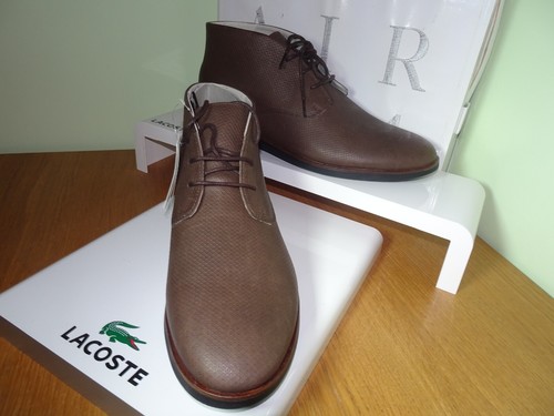 STIVALI CHUKKA LACOSTE DA UOMO CROSLEY UK10,5 EU45 PREZZO AL PUBBLICO: - £180 - Foto 4 di 4