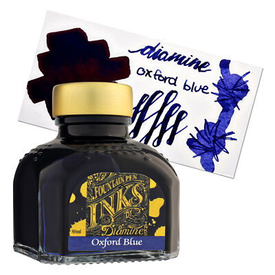 Diamine Oxford Blue Bottled Ink For Fountain Pens New 80 ml DM
