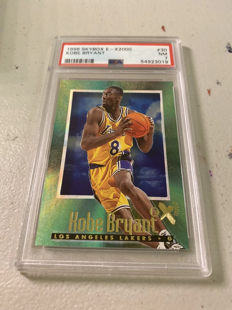 1996 skybox basketball E-X200 #30 Kobe bryant RC PSA 7 tough card