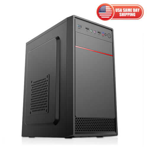 N9 Small Micro ATX Gaming Computer PC Case AMD Intel Mid-Tower Support M-ATX ITX - Afbeelding 1 van 10