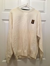 NWT Dr. Pepper 7-UP Men's Tommy Hilfiger Crewneck White Logo Sweater Large