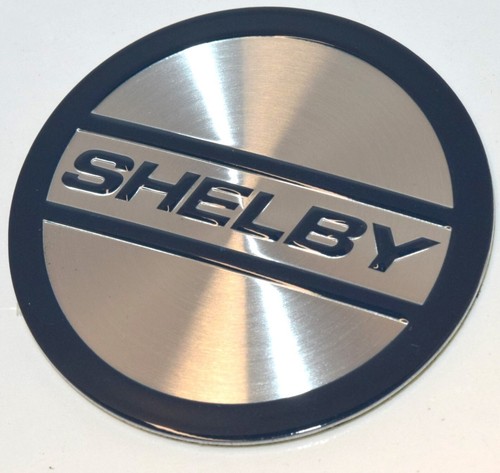 SHELBY ALUMINUM EMBLEM-Dash-door panels-Tail Panel-Center Caps-Valve covers-more