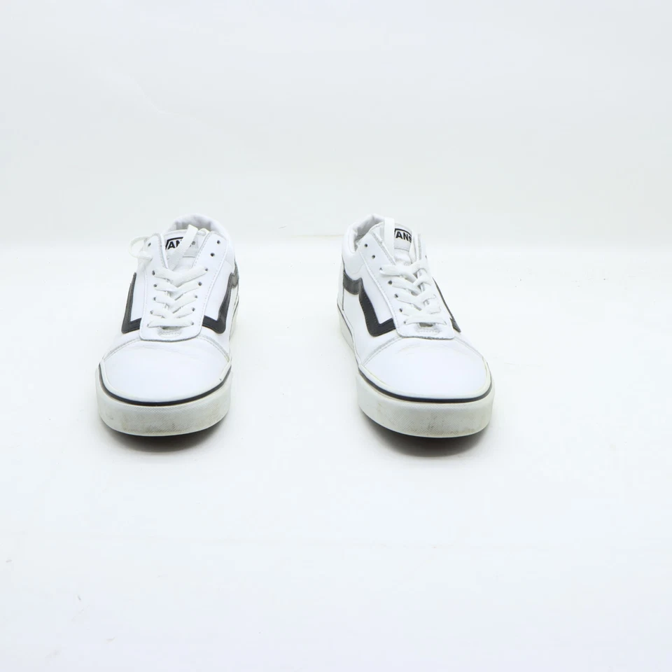 Vans Old Skool usate EUR 41 UK 7.5 US Wo's 8.5  (Cod.SS4027) uomo basse bianco - Immagine 3 di 4