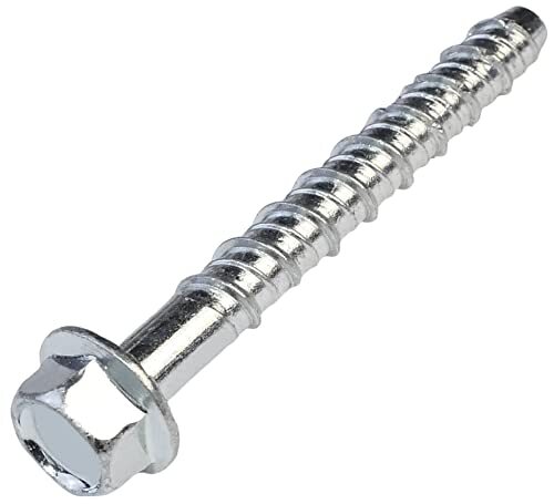 AERZETIX - C57358 - Set di 10 Viti per calcestruzzo a testa esagonale con (Z2j)