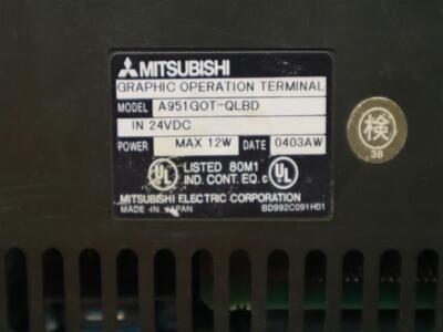MITSUBISHI A951GOT-QLBD A951GOTQLBD Graphic Operation Terminal w