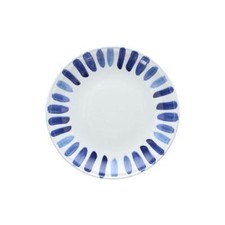 Tognana Panarea Piatto COUS COUS - PIZZA - PIANO  rotondo bianco decoro azzurro