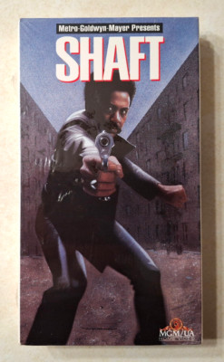 Shaft VHS Tape 1971 MGM/UA Richard Roundtree Vintage Blaxploitation NEW SEALED