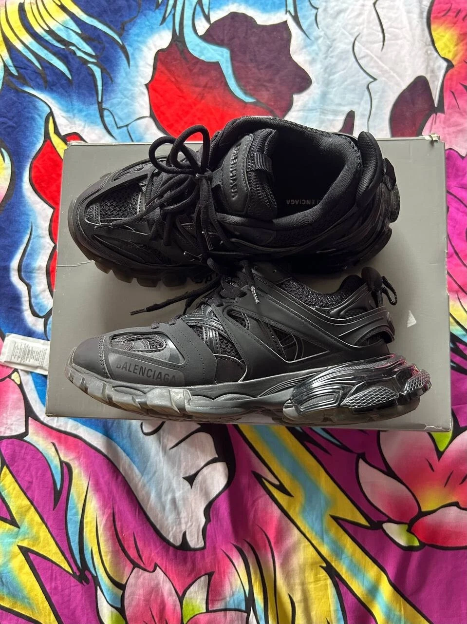 Sneakers Balenciaga Track nere taglia US8 EU38