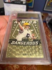 Marketplace image: ~SUPERFRACTOR LOOK 1/1 LEAF METAL GOLD JOE BURROW PRISMSTIC PROOF 2020 NICE