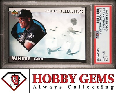FRANK THOMAS PSA 8 1993 Upper Deck Diamond Gallery Hologram #27