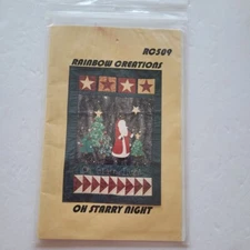 Oh Starry Night Wallhanging Quilt Pattern Rainbow Creations RC509