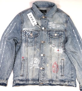 Thrt Denim Jean Jacket Mens Medium 