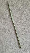 Vintage Hero Crochet Hook Made In Germany Size E Metal Green