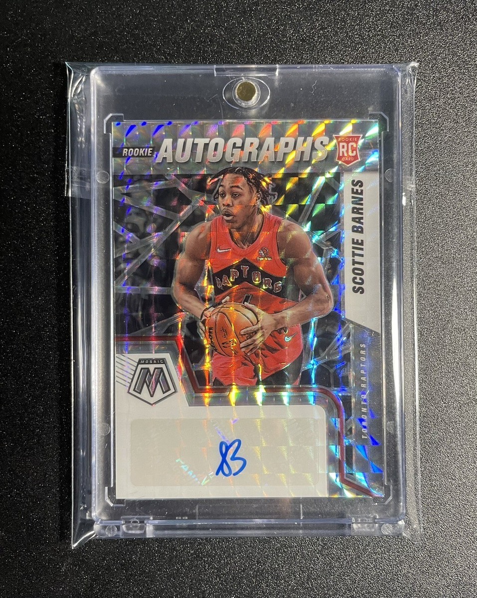 ?2021-22 Panini Mosaic RC Rookie Auto Scottie Barnes Toronto 