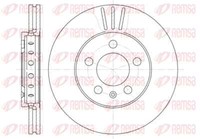 Remsa 2X Bremsscheibe Vorne Ø256 Mm BelüFtet FüR VW Golf IV 1J1 1.4 16V 1.6
