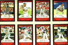 2007 Bowman Baseball Complete 220 Card Set with Rookies Stars and Hall of Famers