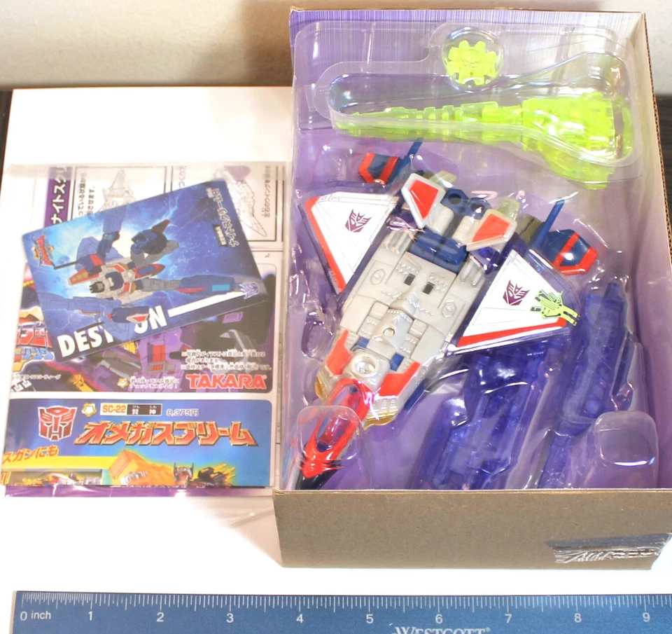 Takara Transformers Superlink STARSCREAM / Nightscream Reverse - Abierto/Completo Foto 3 de 4