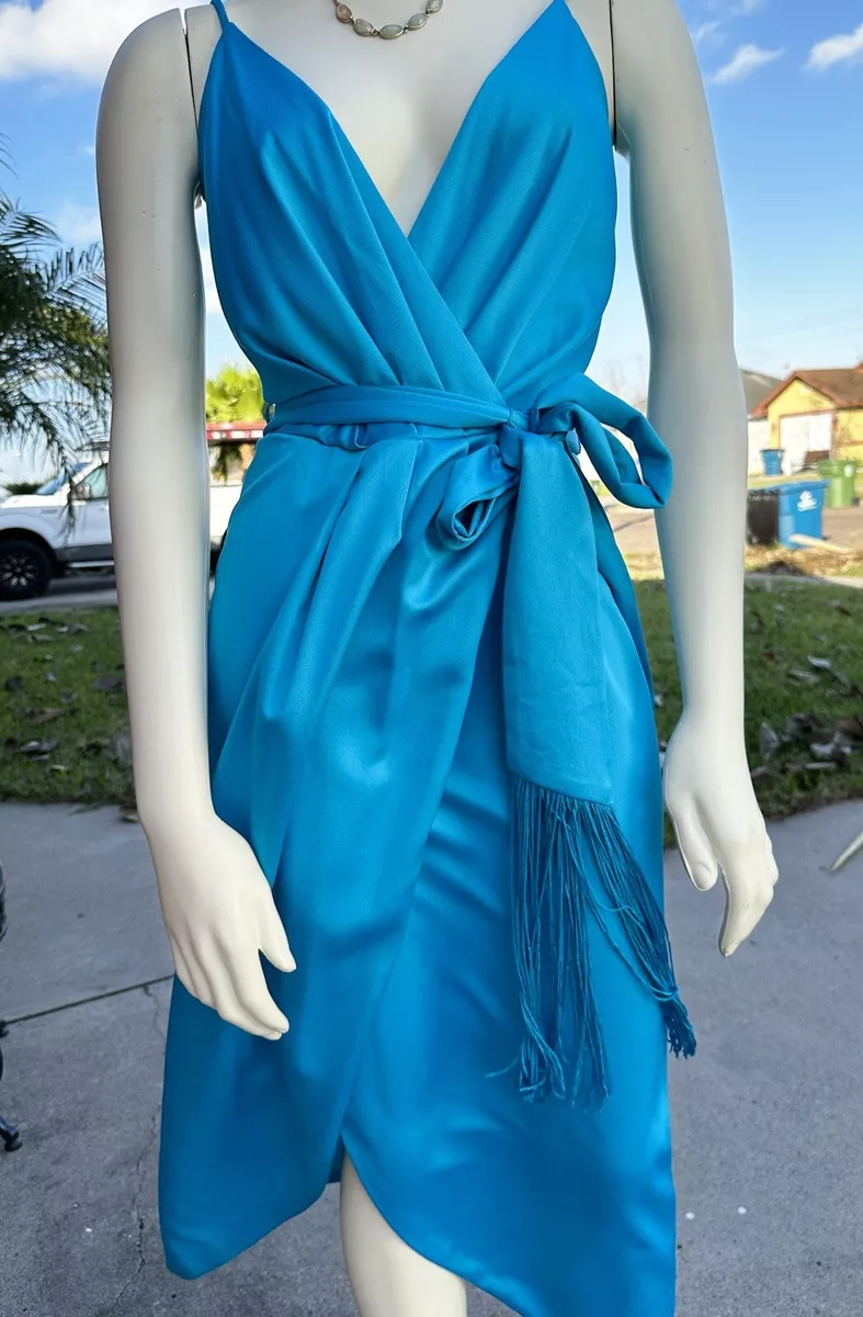 Nicole miller wrap dress hotsell