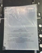 Vinyl Photo/Hobby Album Protection Sheets (25) for (4) 5x7 (11.25x8.5) 3-Ring