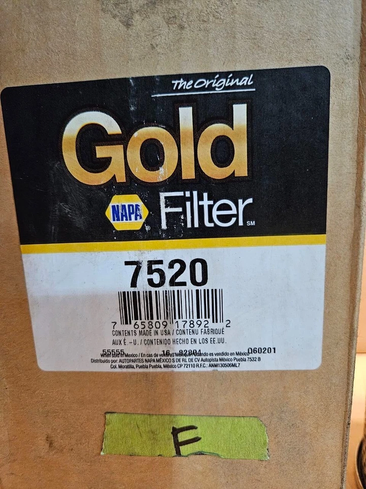New Napa Gold Industrial Hydraulic Filter 7520 OEM - Image 4 of 4
