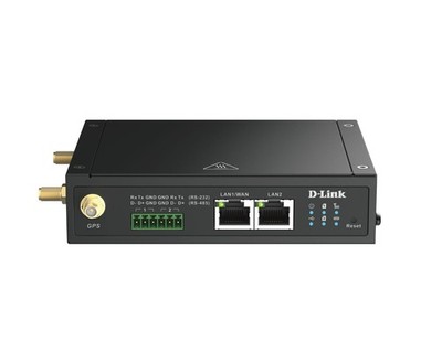 D-LINK DOM-530-TSO 4G LTE IIoT-Gateway 1x Gigabit-Ethernet-WAN/LAN 1x Gigabit-Et