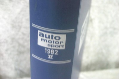AMS Auto Motor Sport Jahrgang 1982 Band 2 Hefte 9-16 als Buch gebunden