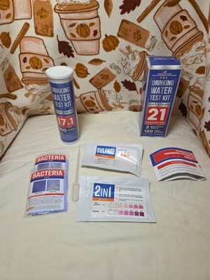 17 in 1 - 21 Parameters Drinking Water Test Kit for Home Well Water 100 Strips