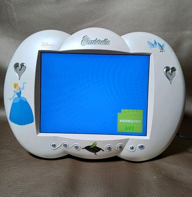 Hannspree 9.6'' LCD TV RARE Disney Cinderella Princess Pumpkin S-Video RCA Input