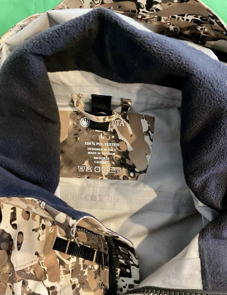 Beretta Veil Avayde Camo B-Xtreme Lg Goretex Waterproof GTX Hunting Jacket NWT - Image 4 of 4