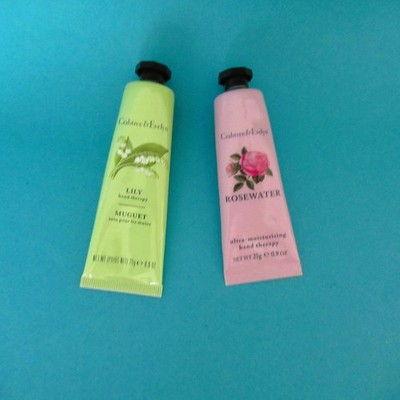 CRABTREE & EVELYN LOT of 2 HAND THERAPY CREAM LILY & ROSEWATER SEALED 25ml EACH