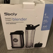 Sboly Personal Blender - Stanless Steel, 600 ml capacity jar, smoothies