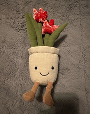 Jellycat Amuseables Tulip Pot Plush Stuffed Plant Small 6-14in