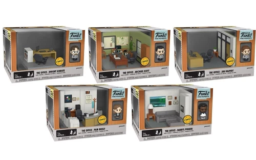 Funko Mini Moments: The Office Dunder Mifflin CHASE Collection (Set of 5) NIB