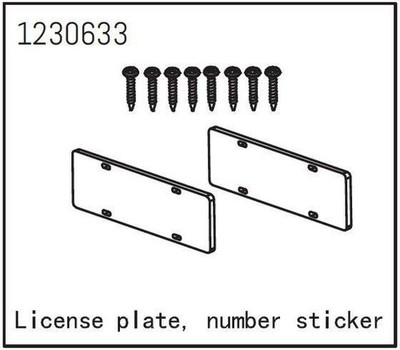 ABSIMA Nummernschild / 1230633