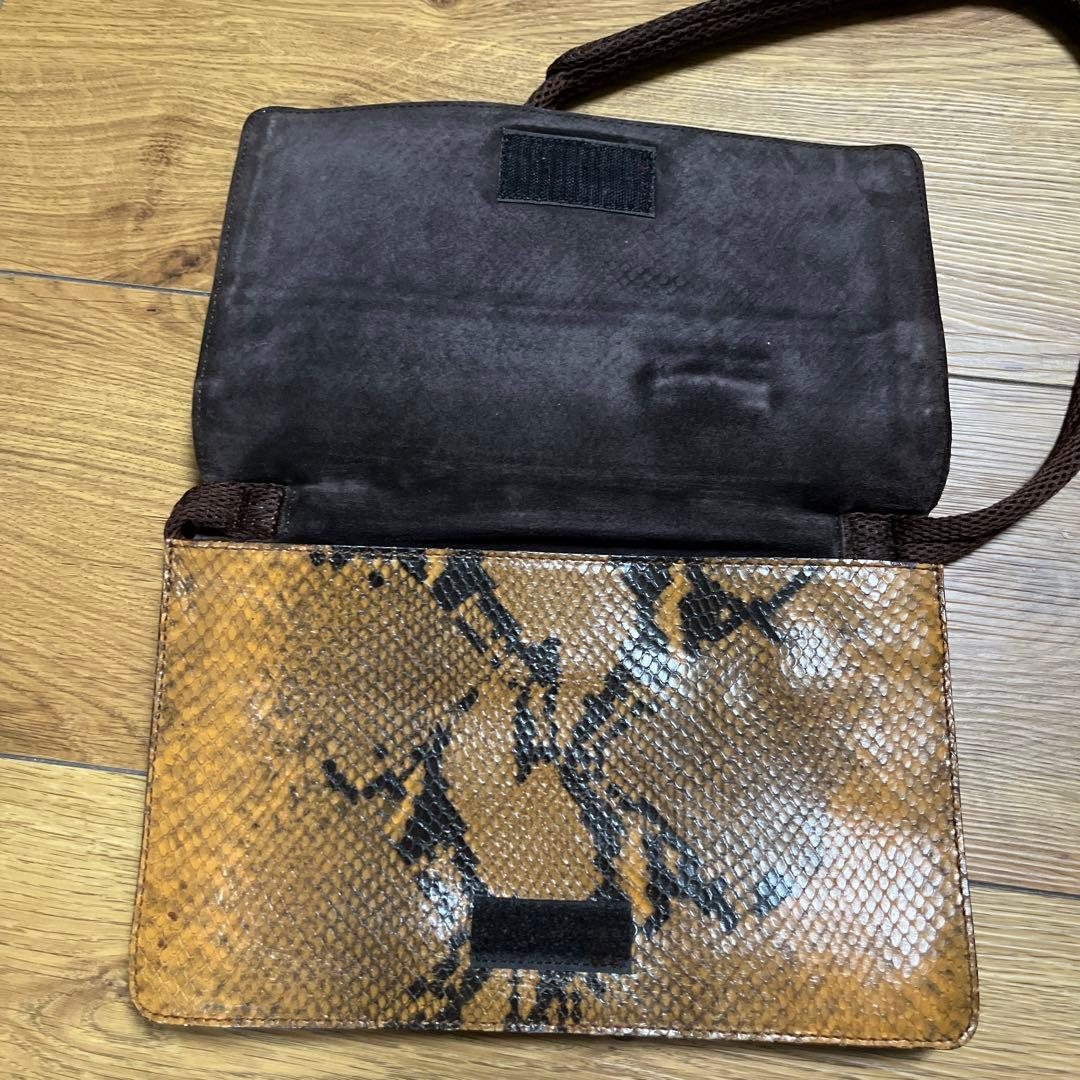 Miu Miu 90s Archive Brown Leather Shoulder Bag Small Y2K Vintage