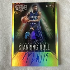 2014-15 Panini Gala Starring Role auto Kemba Walker /40 Charlotte Hornets NBA 
