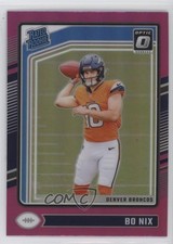 2024 Panini Donruss Optic Rated Rookie Pink Prizm Bo Nix #209 1lj9